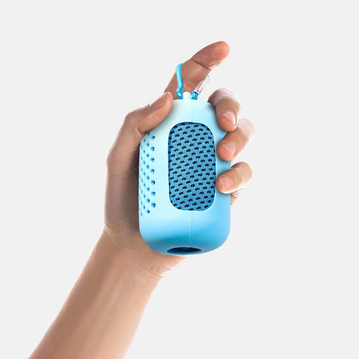 Portable Circular Silicone Wrapped Cold Towel Cooling Towel Quick Drying Polyester Fiber Towels Beach Accessories Sport Fitness