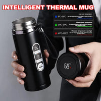 500Ml-1Liter Stainless Steel Thermos Bottle with LED Temperature Display Sus304 Tea Water Bottle Vacuum Flask Portable Cups