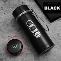 500Ml-1Liter Stainless Steel Thermos Bottle with LED Temperature Display Sus304 Tea Water Bottle Vacuum Flask Portable Cups