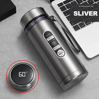 500Ml-1Liter Stainless Steel Thermos Bottle with LED Temperature Display Sus304 Tea Water Bottle Vacuum Flask Portable Cups