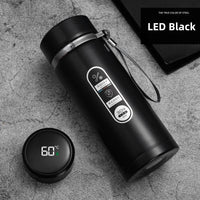 500Ml-1Liter Stainless Steel Thermos Bottle with LED Temperature Display Sus304 Tea Water Bottle Vacuum Flask Portable Cups
