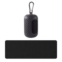 Portable Circular Silicone Wrapped Cold Towel Cooling Towel Quick Drying Polyester Fiber Towels Beach Accessories Sport Fitness