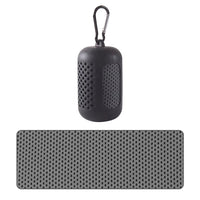 Portable Circular Silicone Wrapped Cold Towel Cooling Towel Quick Drying Polyester Fiber Towels Beach Accessories Sport Fitness